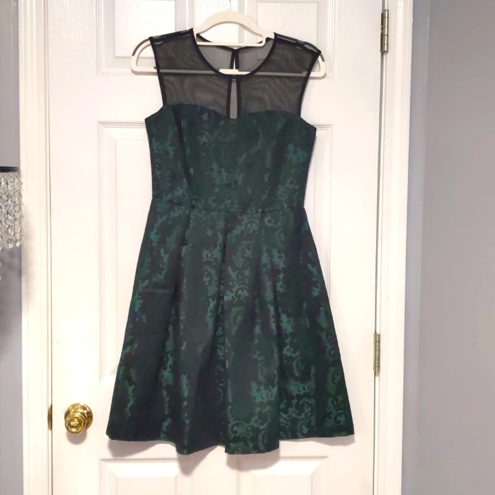 Studio One New York Gorgeous Sleeveless Jacquard Dress Size 4